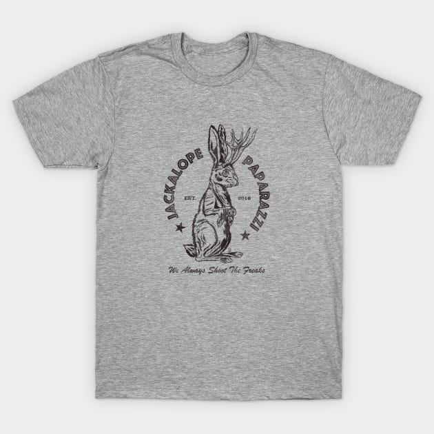 Jackalope Paparazzi T-Shirt by Thomcat23